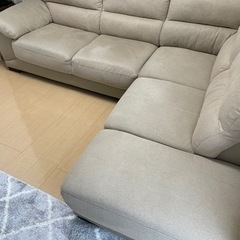L字型ソファの画像
