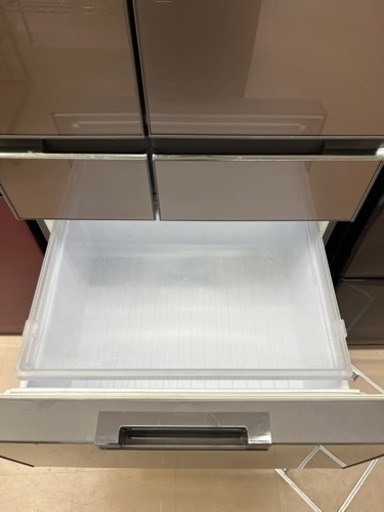 美原店　【SHARP/シャープ 6ドア冷蔵庫】見守り運転　2015年製 SJ-GF50B-T 家電 キッチン 冷蔵冷凍庫 フレンチドア