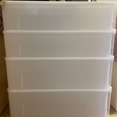 ニトリ 収納ケース4セットの画像