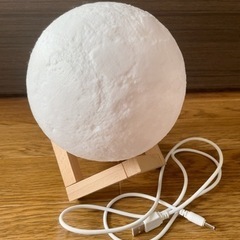 間接照明 月 ライト リモコン付きの画像