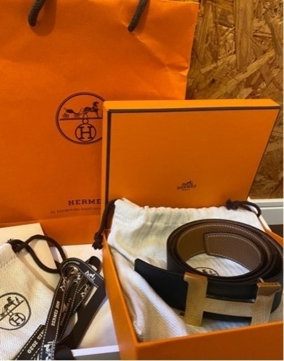 本日限定価格?本日で解除　3万円?【HERMES】エルメス　リバーシブルベルト　
