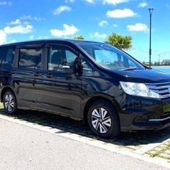 H25　ステップワゴン　 ブラック　車検R6年3月  走行:9....