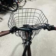 マルキンシティサイクル 27インチ ルネシック Runesic こげ茶 おしゃれの画像