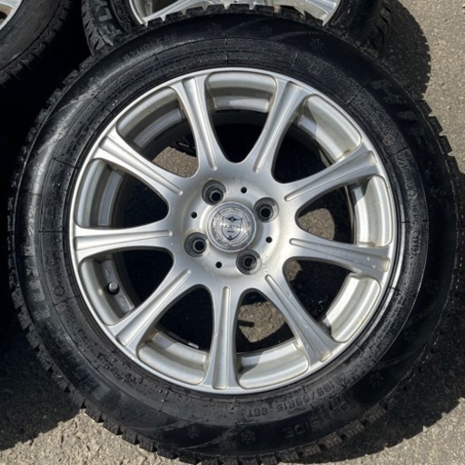 【売約】185/65R15 4本　アルミ　スタッドレス　バリ山