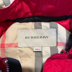 ベビー　バーバリーBurberry中綿ジャケットの画像