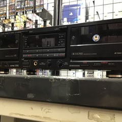 KENWOOD ステレオダブルカセットデッキ KX-W8020の画像