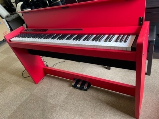 KORGコルグ　2017年製  88鍵電子ピアノ LP-380 レッド珍しい赤色リアル・ウェイテッド・ ハンマー・RH3鍵盤