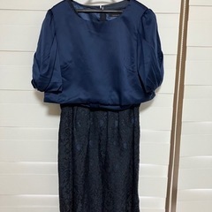 パーティードレス(ネイビー) 15号の画像