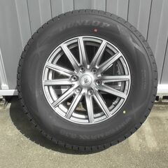 【美品】ダンロップ265/65R17スタッドレスタイヤホイール 4本セット(中古)