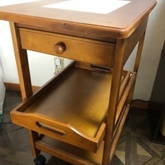 【お取り引き決定】キッチンワゴンの画像