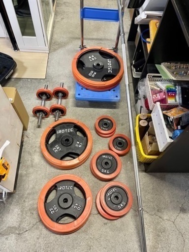 IROTEC ラバーダンベル   セット