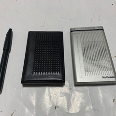 昭和レトロ、松下電器　Model No.R-021 薄型AM 10石トランジスタラジオの画像