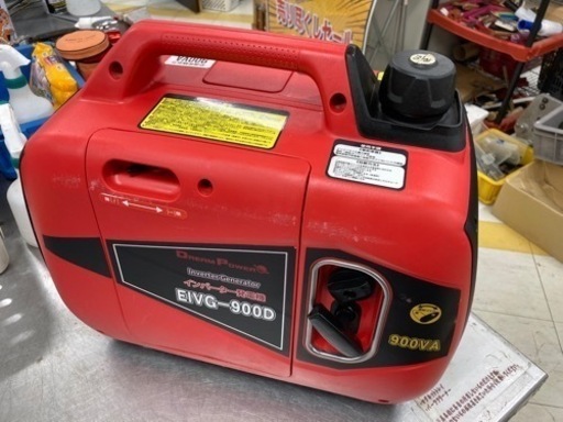 中古品 □ ナカトミ インバーター発電機 EIVG-900D □ 発 □ ITDNUTI0RW6A