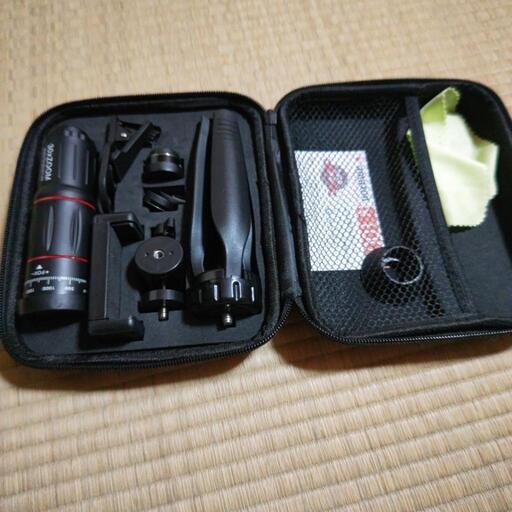 携帯電話用望遠、広角機能付きレンズ