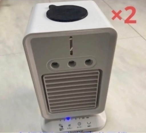s79 ☆1台4役 多機能加湿噴霧送風機×2 USB電源 3段階タイマー首振り