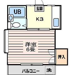 ✨敷金/礼金0円 ✨ 初期安物件💥保証人不要・ 金融ブラック・水商売・無職OK😄 西武新宿線 花小金井駅 徒歩10分❗️小平市鈴木町２丁目 202-17  地図を見る❗️M35837 - 小平市