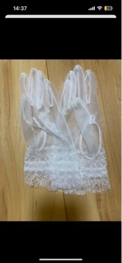 結婚式　ウェディングドレス　グローブ