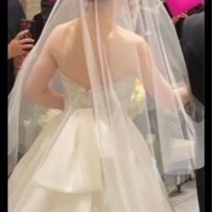 結婚式　ウェディングドレス　ベール