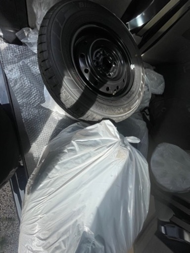 12インチ 鉄チンホイール タイヤ 4本セット エブリィ純正