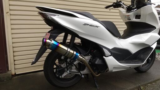 ★再値下げ　送料無料　美品中古　HMS　新型PCX125（JK05）マフラー★