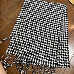 千鳥柄　マフラー⭐︎の画像
