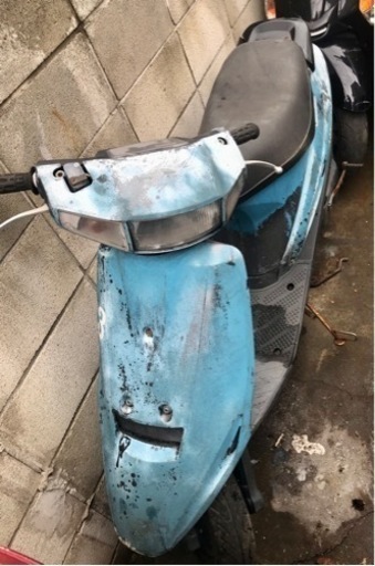 終了　SUZUKIアドレスV100 現在不動 レストアベース