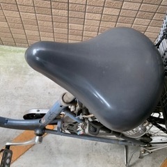 自転車　荷物籠（前後）、ライト、ギア付きの画像