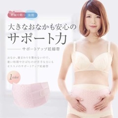 ☆犬印本舗 サポートアップ妊婦帯 L Lピンク ナイロンの画像