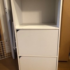 扉つき3段BOX キャビネット