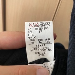 メンズ　スーツ②  160㎝〜165㎝ぐらいまでの画像