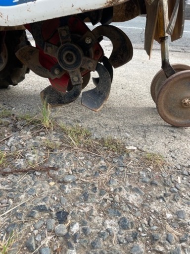 オーレック　管理機　耕運機　溝上げ