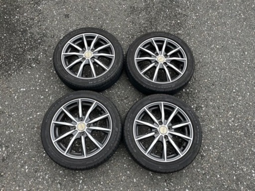 ワゴンR、ラパン等 アルミホイール 4本セット バリ溝 165/55/15