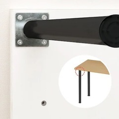 ニトリ　テーブル足プレフェ1本の画像