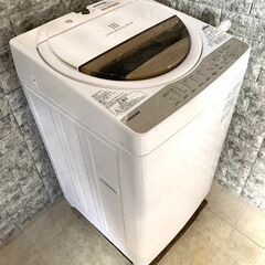 TOSHIBA 6kg 簡易乾燥機能付き全自動洗濯機 AW-6G5 TOSHIBA 全自動洗濯機 AW-6G5 2017年製 6.0kg 簡易乾燥機能付き