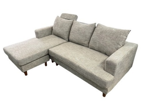 NO.937【美品】カウチソファ 3人掛け ベージュ