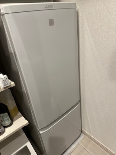 【美品】三菱　冷蔵庫　ホワイト