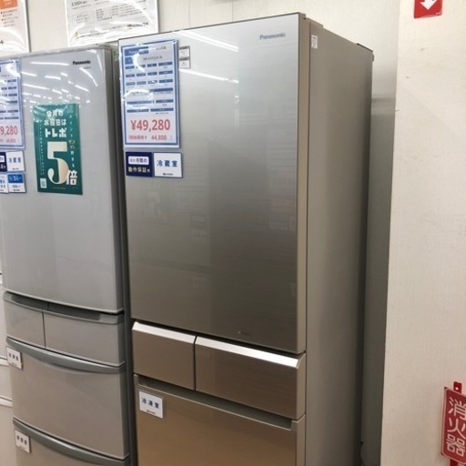 パナソニック 冷蔵庫 426L 400L 5ドア 右開き 大型冷蔵庫 自動製氷 ☆パナソニック☆5ドア冷蔵庫☆大容量426L☆自動製氷機能、完全動作品