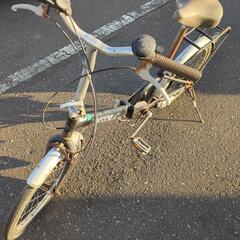 折畳み　自転車　6段変速　黒の画像