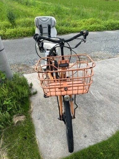 ブリジストン チャイルドシート付き BIKKE  かご付き