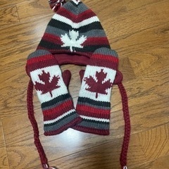 フリースニット帽グローブセット　0円