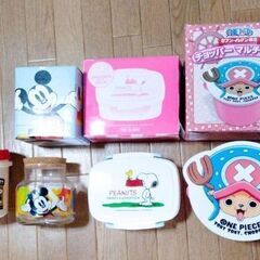未使用）マルチケース、ボックス、コルクポットミッキー　スヌーピー...
