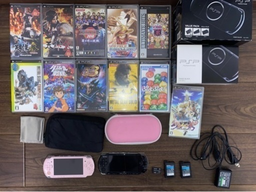 【値下げ】PSP2台、ソフト12枚セット