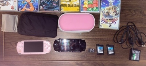 【値下げ】PSP2台、ソフト12枚セット