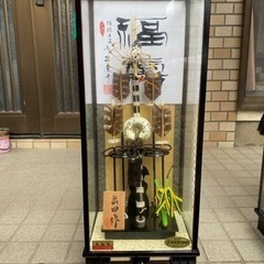 無料でお譲りいたします！五月人形　弓矢　弓太刀　オルゴール付き