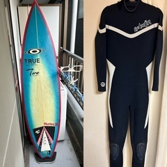 5日に終了します。限定1点物のサーフボード1枚とオマケはサーフボード1枚➕ウエットスーツの画像