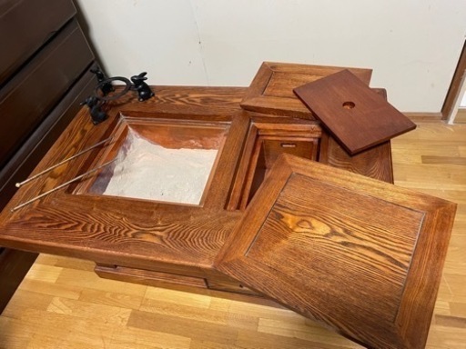 美品　囲炉裏　五徳　火箸