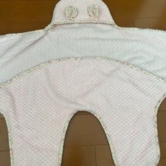 お話中　【ボア付き^_^】おくるみ　50〜70の画像