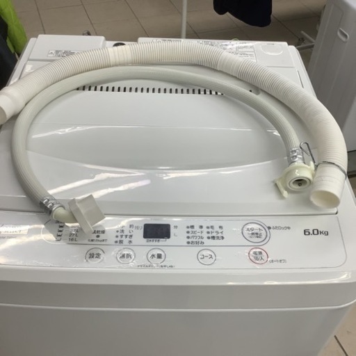 YAMADA ヤマダ　洗濯機　6㎏　YWM-T60H1 2021年製