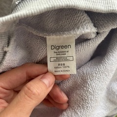 【新品未使用品】digreen 韓国 L 子供服　melange 110の画像