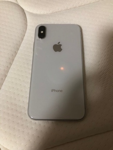 【SIM フリー】iPhone X 64GB シルバー?難あり